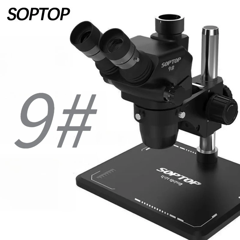 9# SOPTOP TRIOCULAR HD STEREO MICROSCOPE