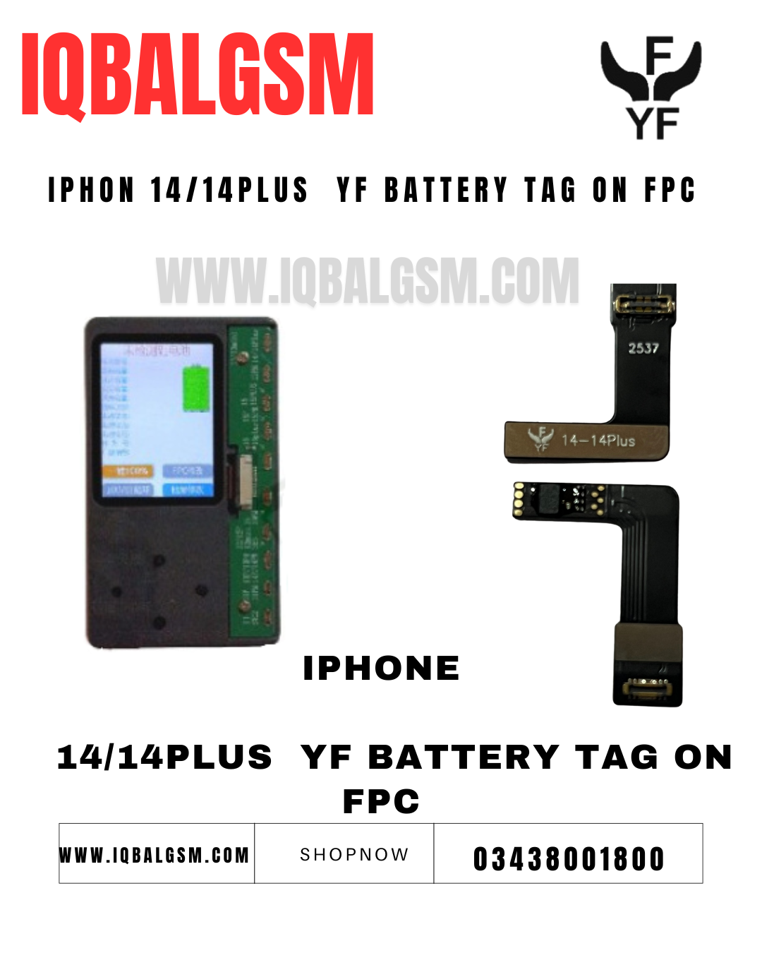 IphonE    14/14plus  yf battery tag on fpc 