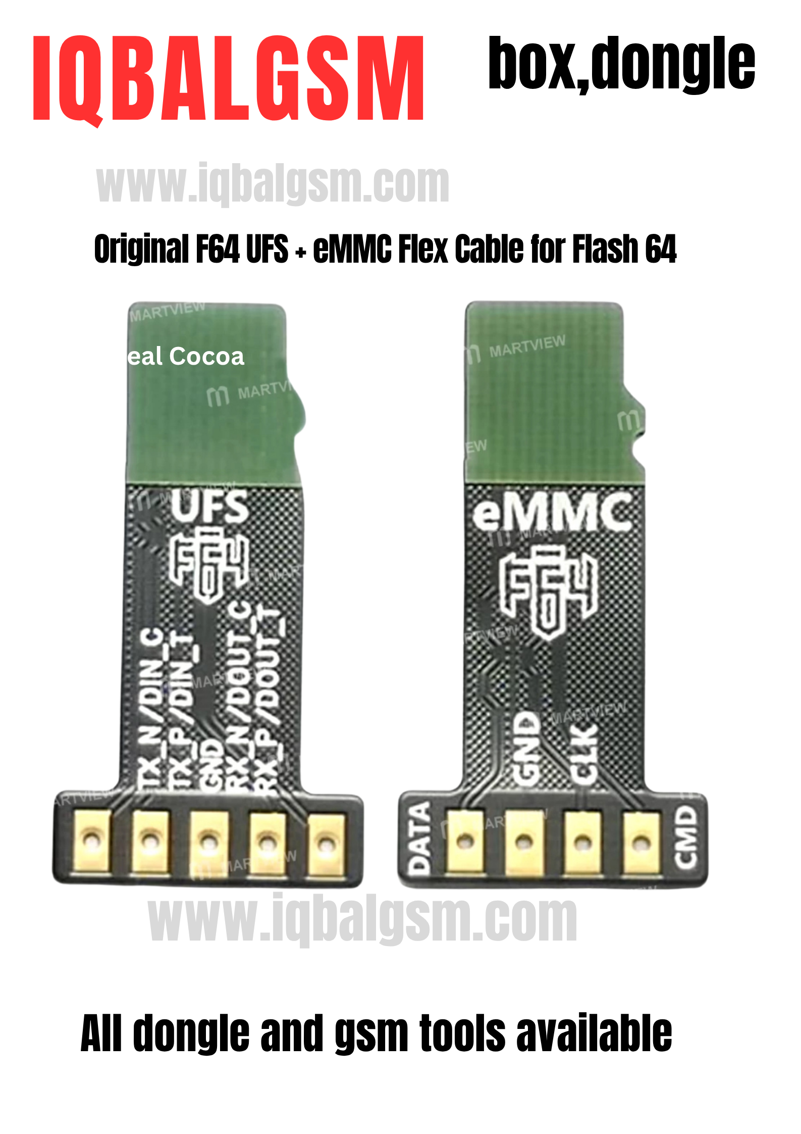 Original F64 UFS + eMMC Flex Cable for Flash 64 Ultra / Lite Box