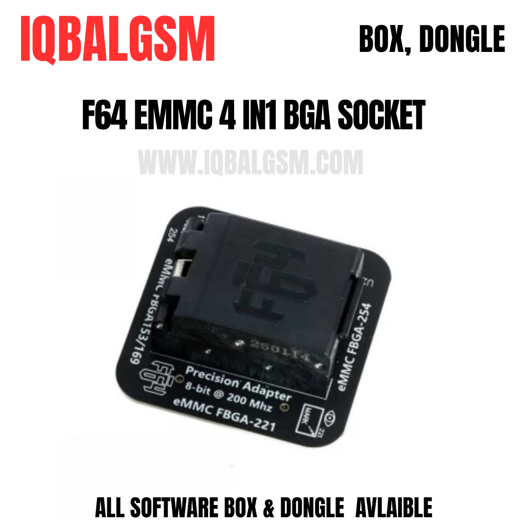 Flash 64 eMMC 4 in1 BGA Socket Adapter