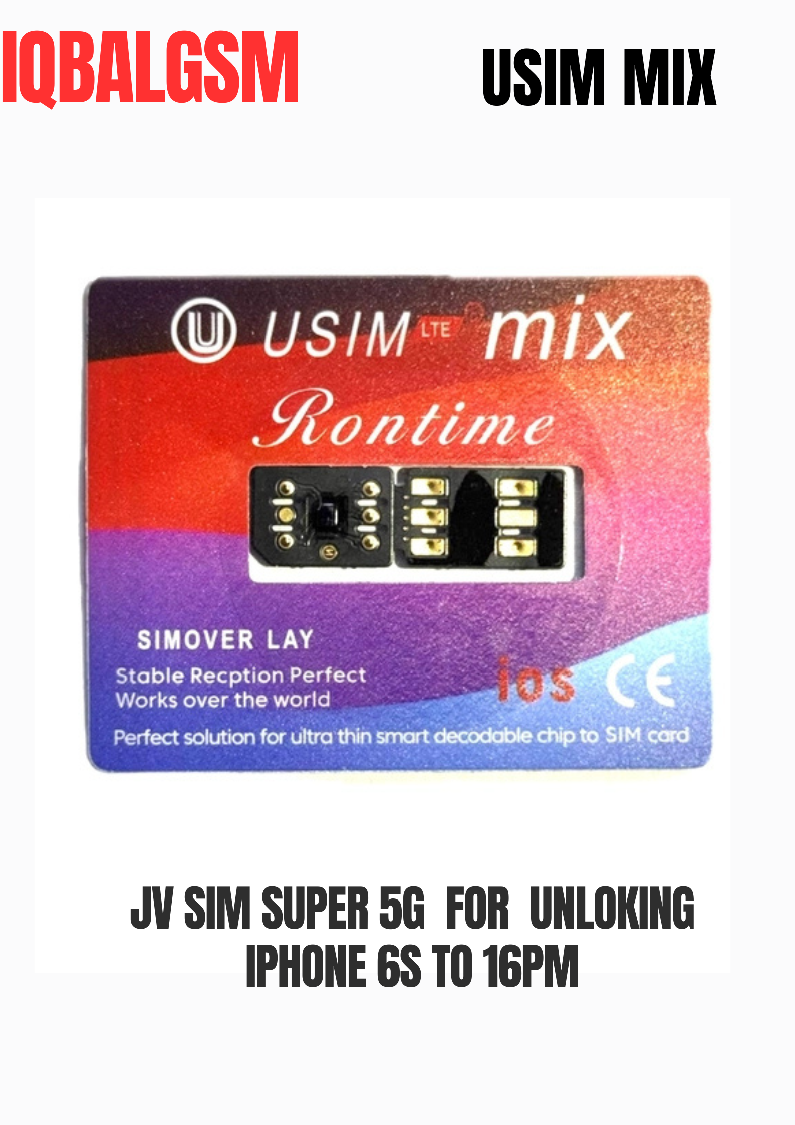 JV USIM LTE MIX GEVEY