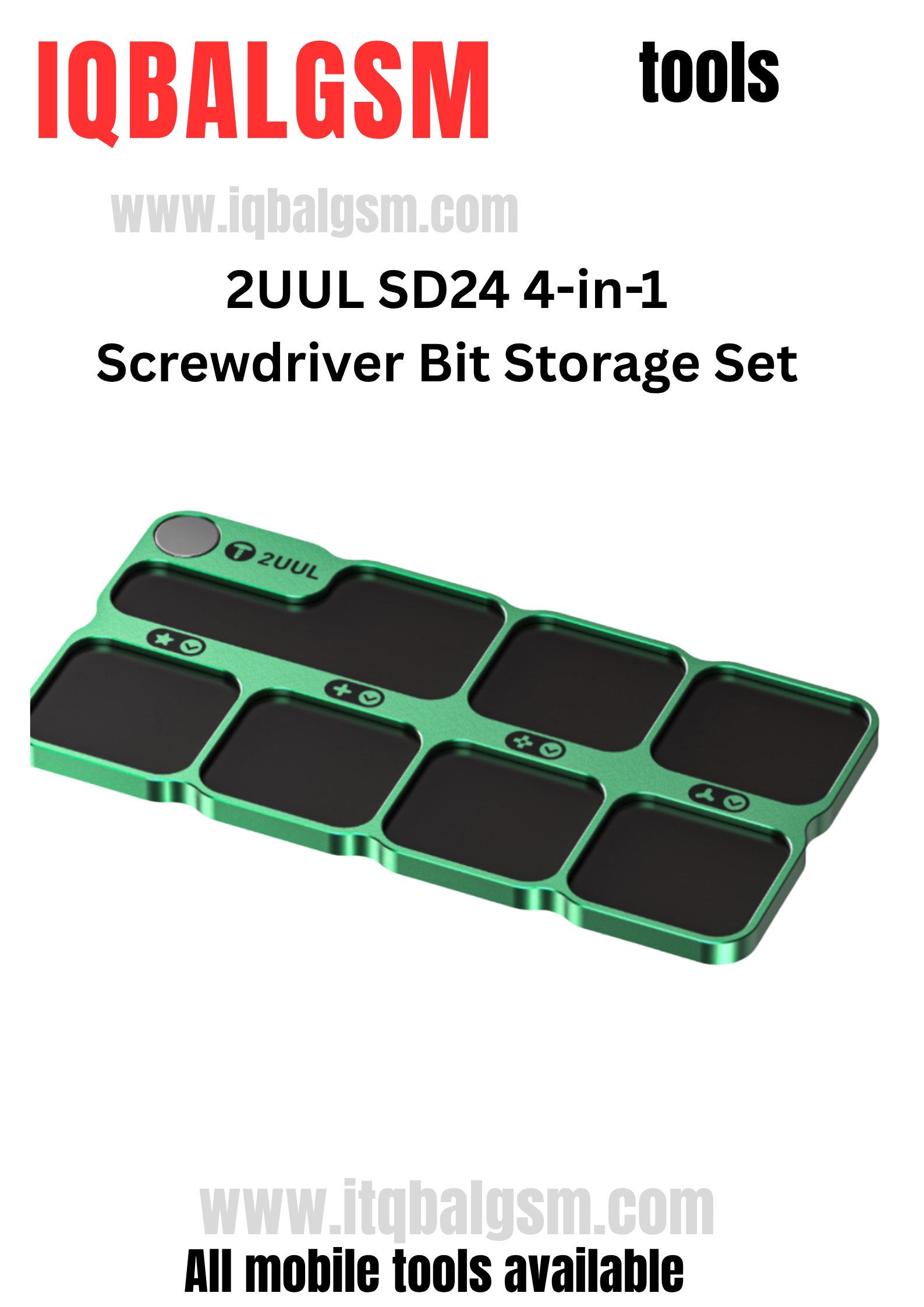 2UUL ST95 Screw MagDock Alloy Screw Storage Pad