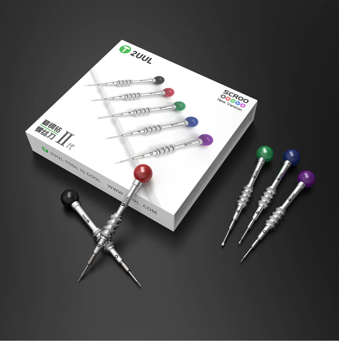 2UUL SD92 New Version Scroo Screwdriver 5PCS Set
