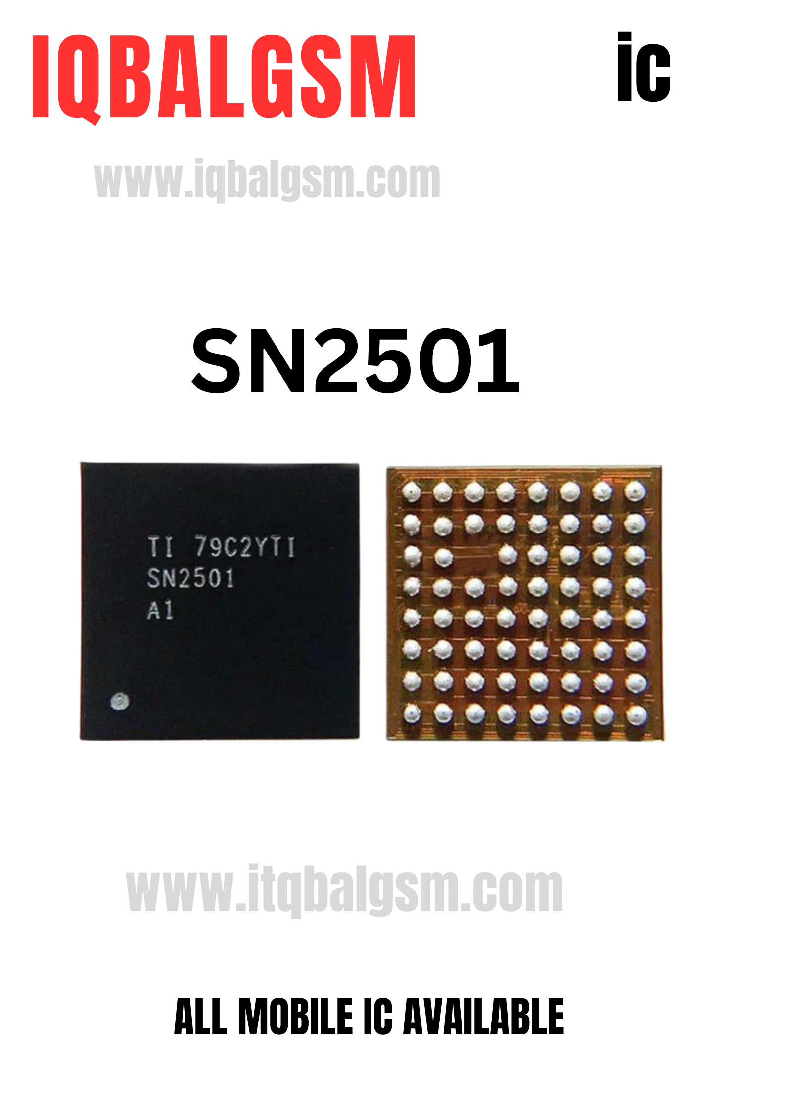 Phone 8/8 Plus/X (SN2501) Charging IC