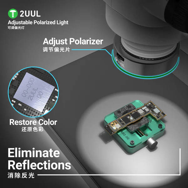 2UUL MS97 Adjustable Polarized MicroScope Lamp