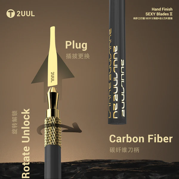 2UUL DA61 Hand Finish SEXY 2 Blades Set