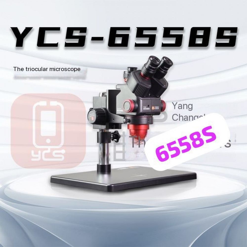 YCS 6558S ULTRA HD TRINOCULAR MICROSCOPE WITH LARGE BASE