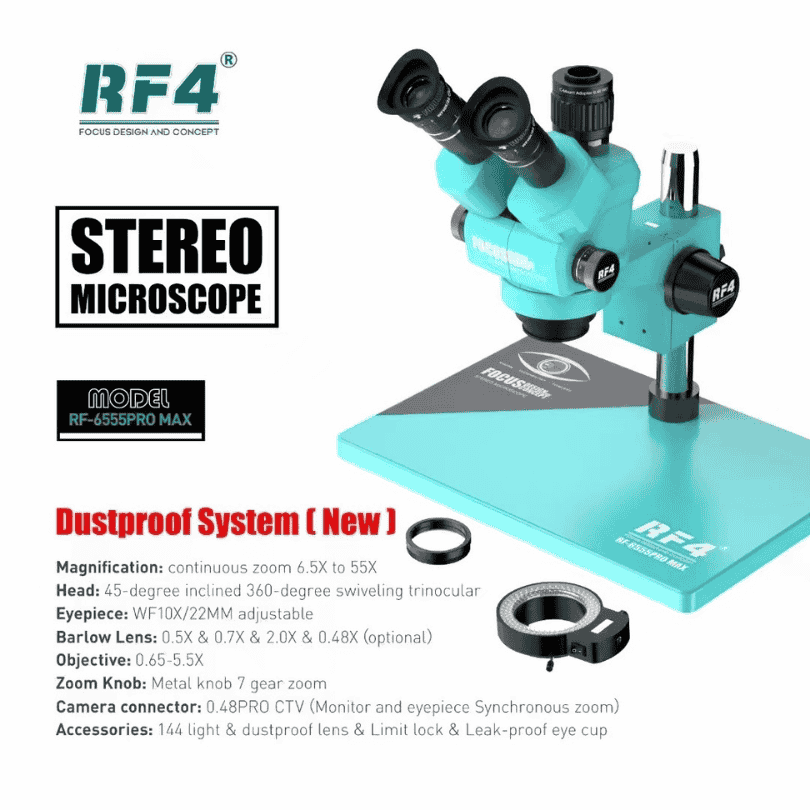  RF4 6555 Pro Max is a high-performance, 6.5X-55X