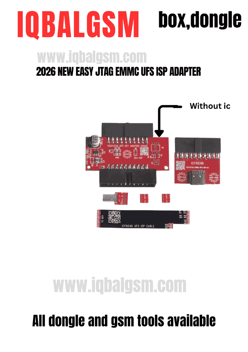 F64  , easyjtag UFS BGA 254 ISP Adapter (without an Encryption Chip)