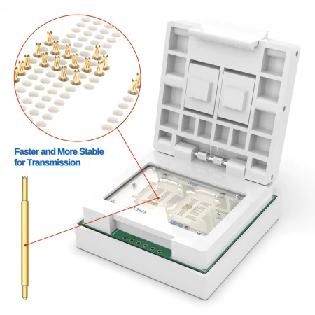 2025 New Upgrade Version eMMC / eMCP Socket BGA221 / BGA254 adapter for ufi box 