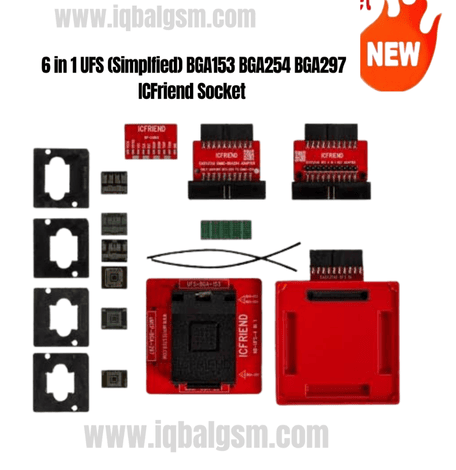 New 2026  F64 ISP Adapter Board + NB-UFS-5IN1 (254 / 153 / 297) Adapter + ISP Cable