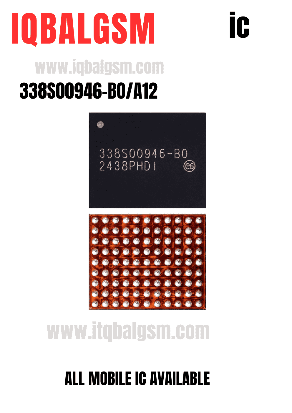 338S00946-B0 Charging iC For iPhone 15 15 Pro max