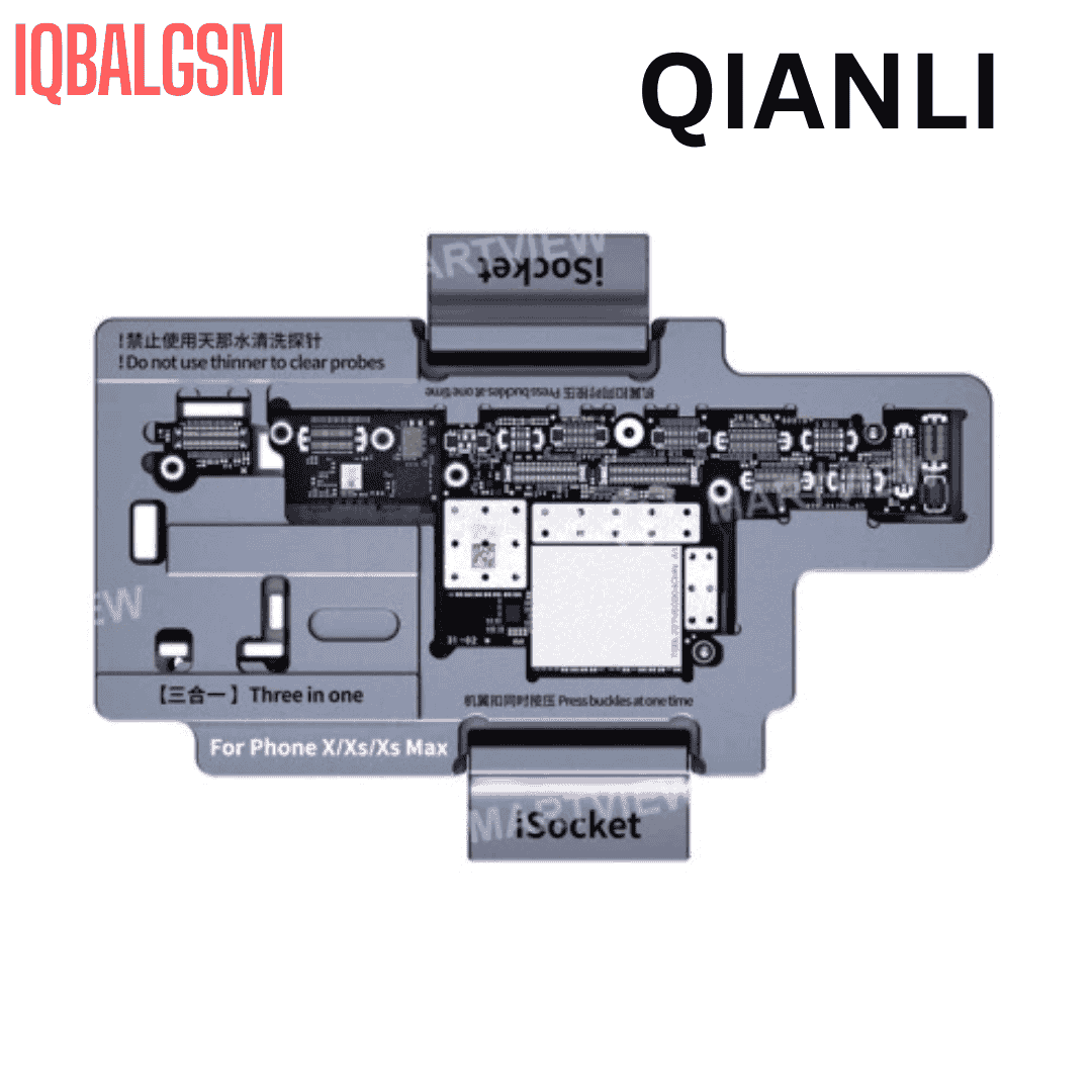 QianLi iSocket Mainboard Test Fixture for iPhone X / Xs / Xs Max