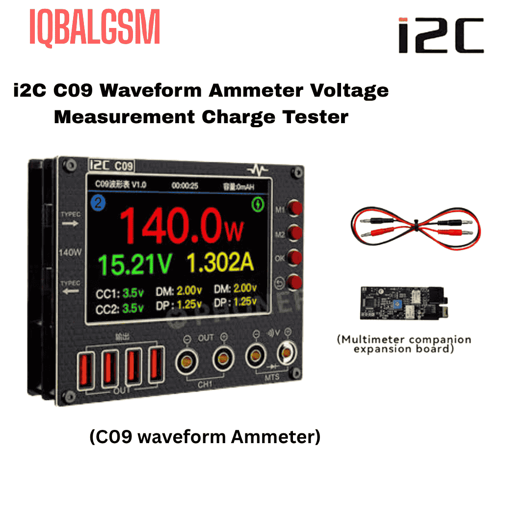 i2C C09 Digital Waveform Ammeter / Voltage Measurement With Charge Detection