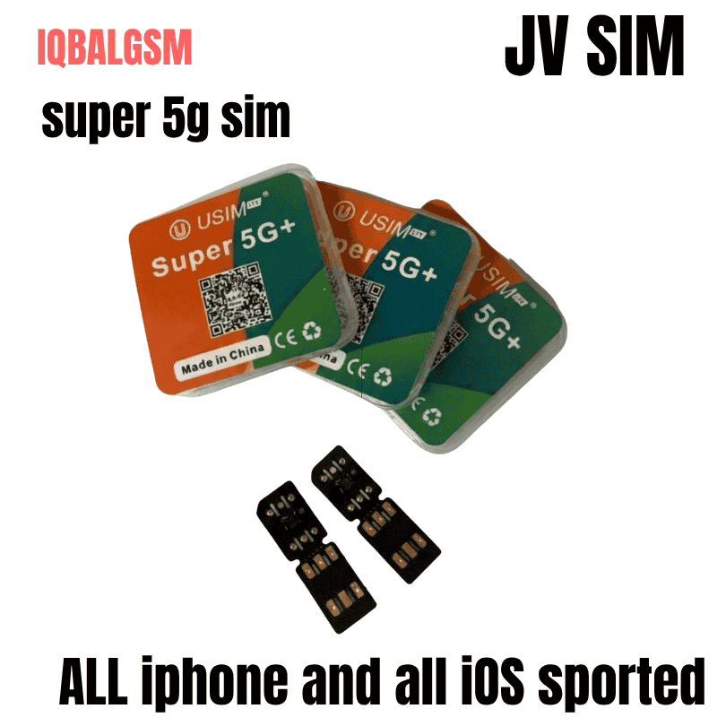 Jv sim ( geve sim )super 5g + for unloking iPhone 6s to 16pm