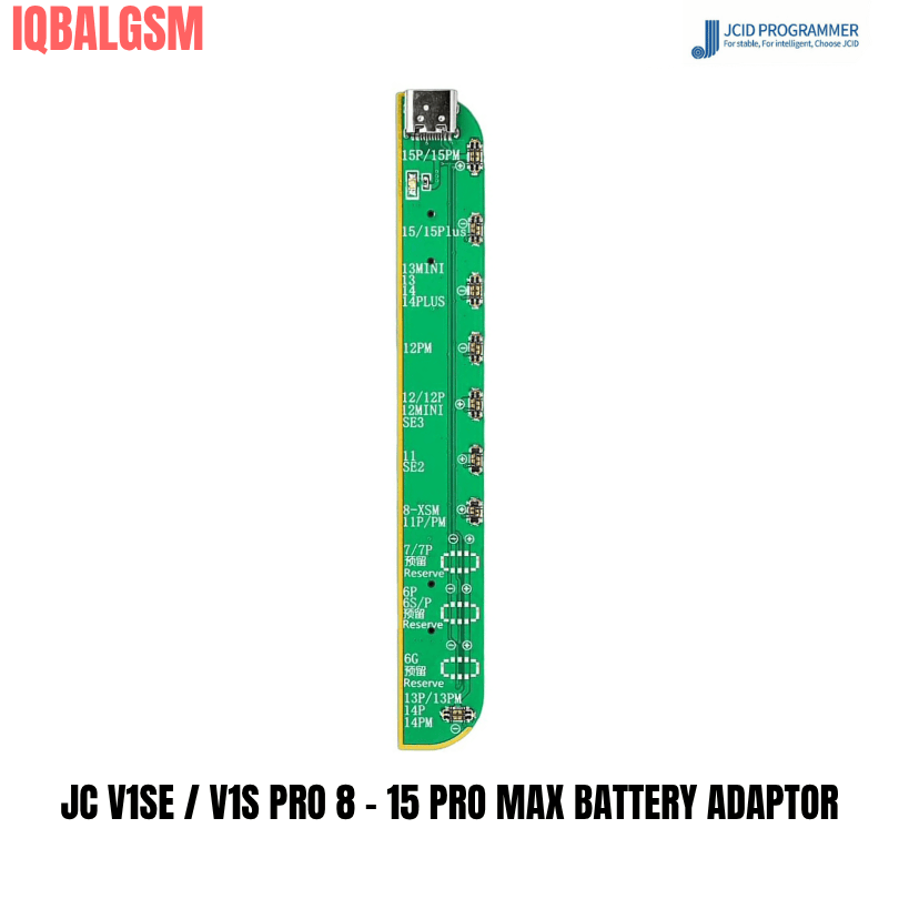 JC JCID  V1SE / V1S Pro 8 - 15 Pro Max Battery Adaptor
