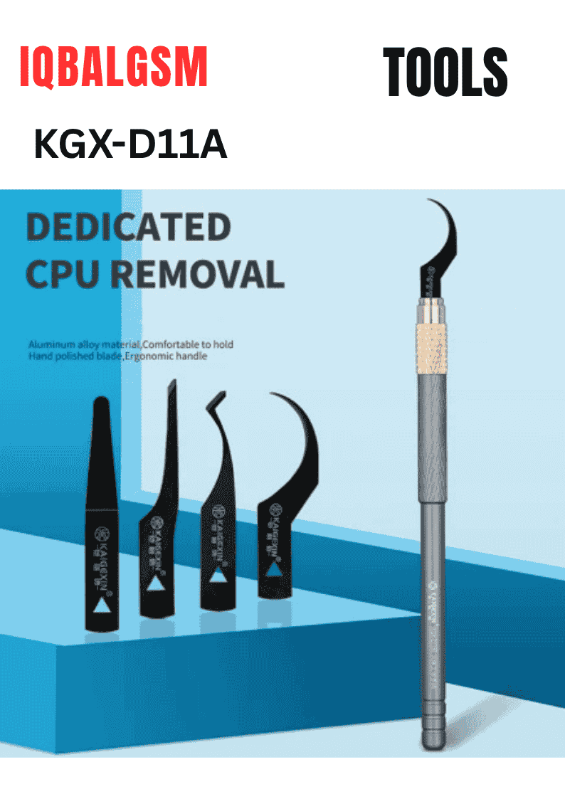 KGX-D11A 5-in-1 Manual Grinding Blades for Pry IC Chips & Remove Mainboard Glue