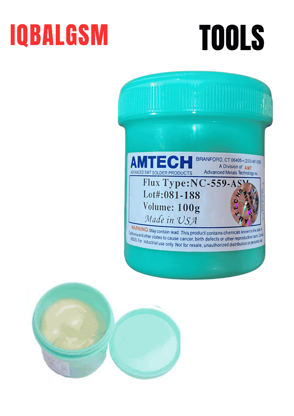 AMTECH NC-559-ASM  FLUX PAST 