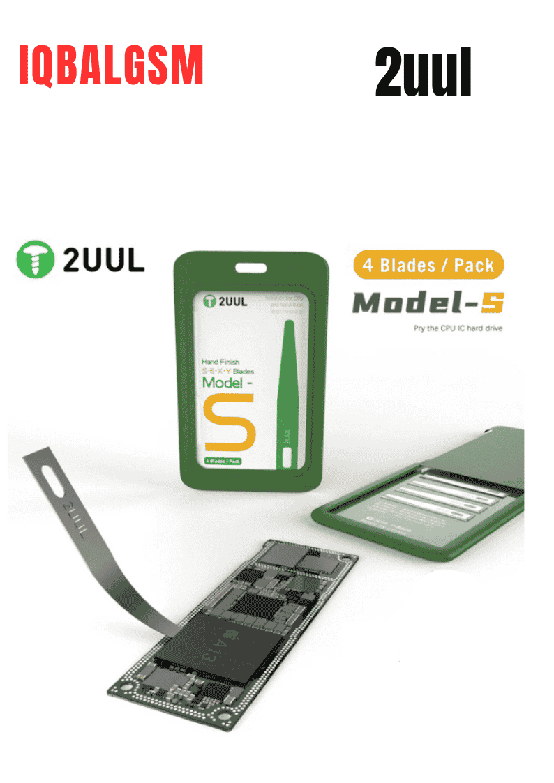 2UUL Hand Finish CPU Prying Blades 4PCS Model S
