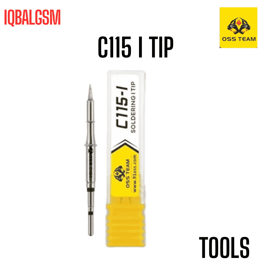 OSS C115 Soldering Iron Tip(I)  Soldering Iron Tip C115 Solder Head Welding Heating Soldering Iron Head Replacement for c115 Soldering Station(C115 I Pointe