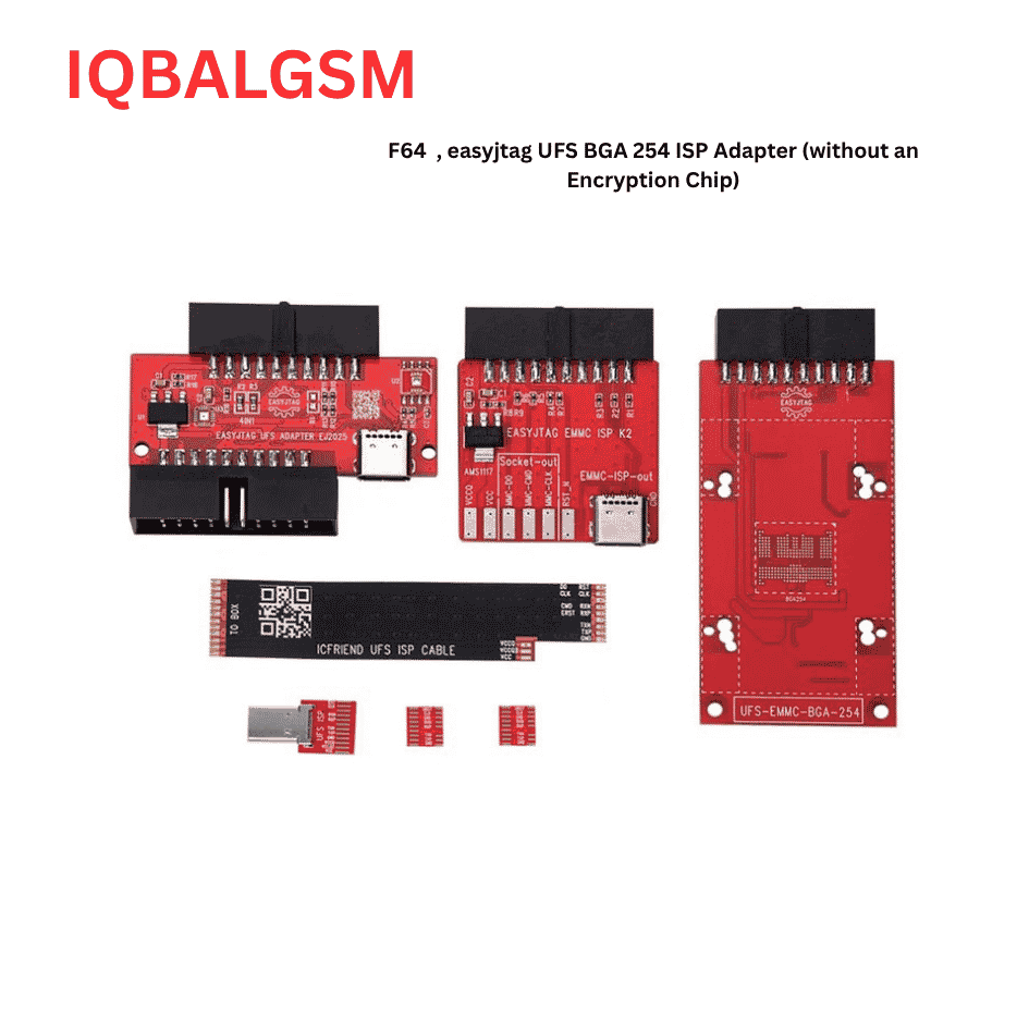 F64  , easyjtag UFS BGA 254 ISP Adapter (without an Encryption Chip)