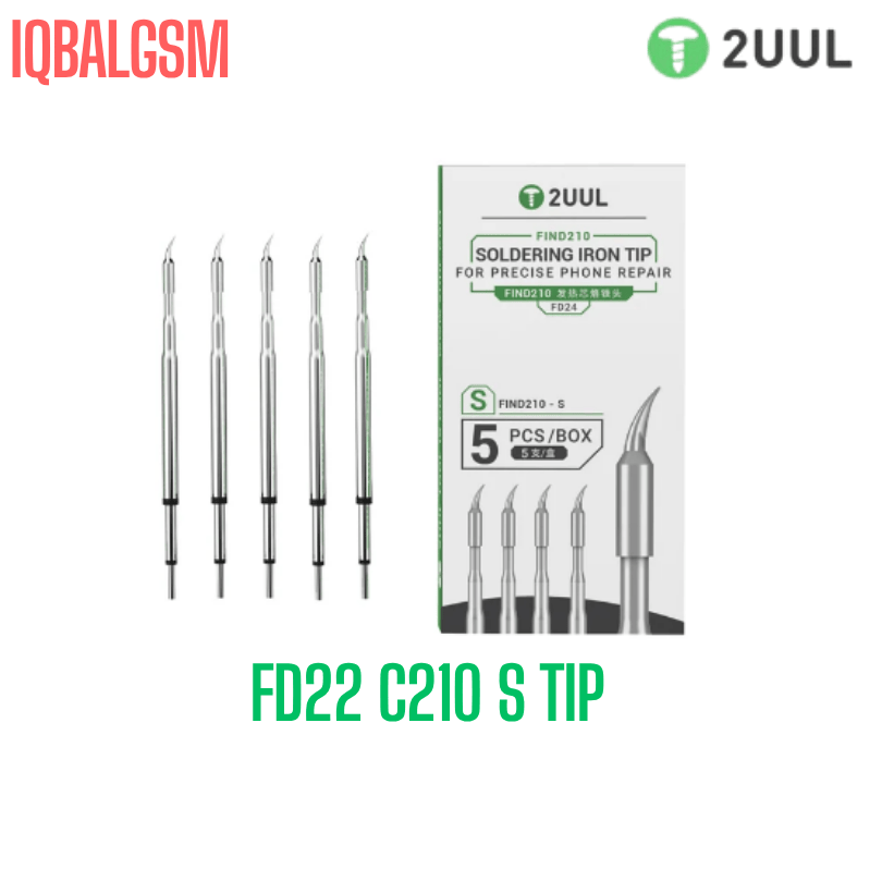 2UUL S Soldering Iron Tip for C210 /T210  Soldering Station (5 Pack)