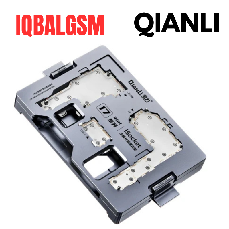 QianLi iSocket 17 Series 4-in-1 Motherboard Layered Test Fixture for iPhone 17 / 17 Air / 17 Pro / 17Pro Max 