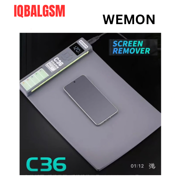 WEMON C36 heating platform designed for removing mobile phone and tablet glass 