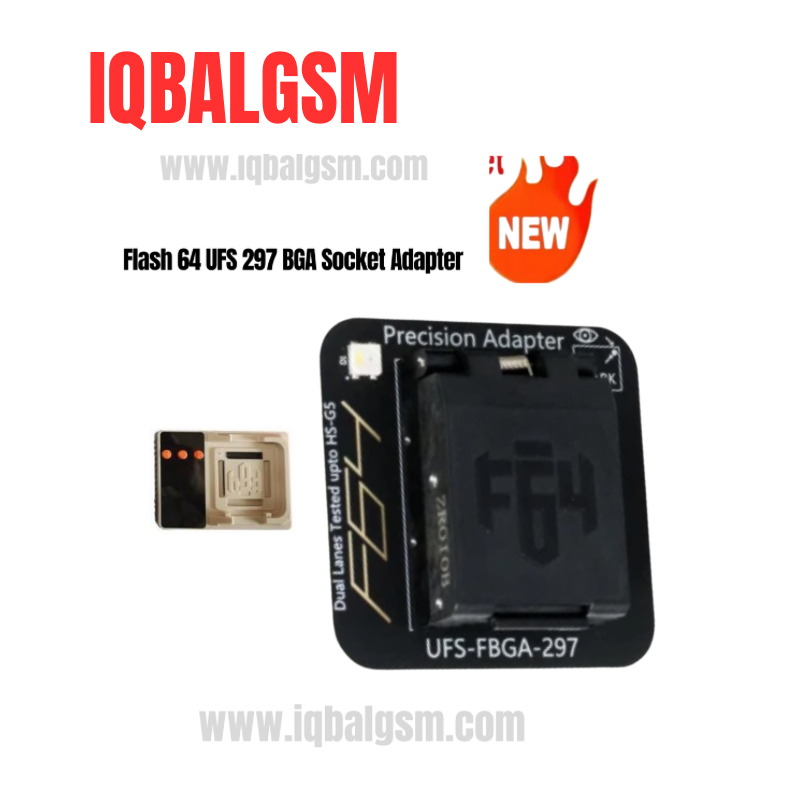 F64 UFS 297 BGA Socket Adapter