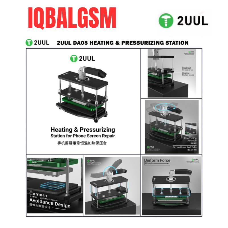 2UUL DA05 Heating & Pressurizing Station for Phone Repair
