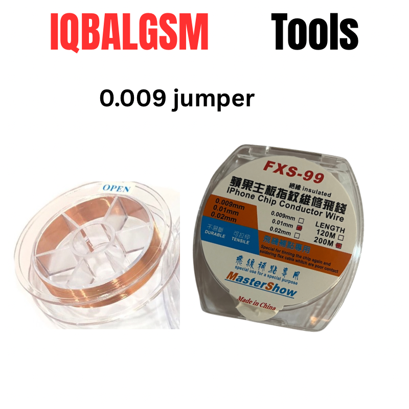 FXS-99 Insulated PHONE Chip Conductor Wire Jumping 0.001MMx200M