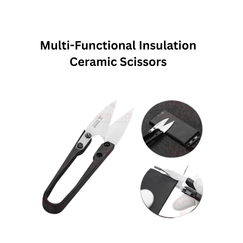  Ceramic Insulated U-Shaped Scissors for Battery Repair Scissors Cut Battery Cable Tool