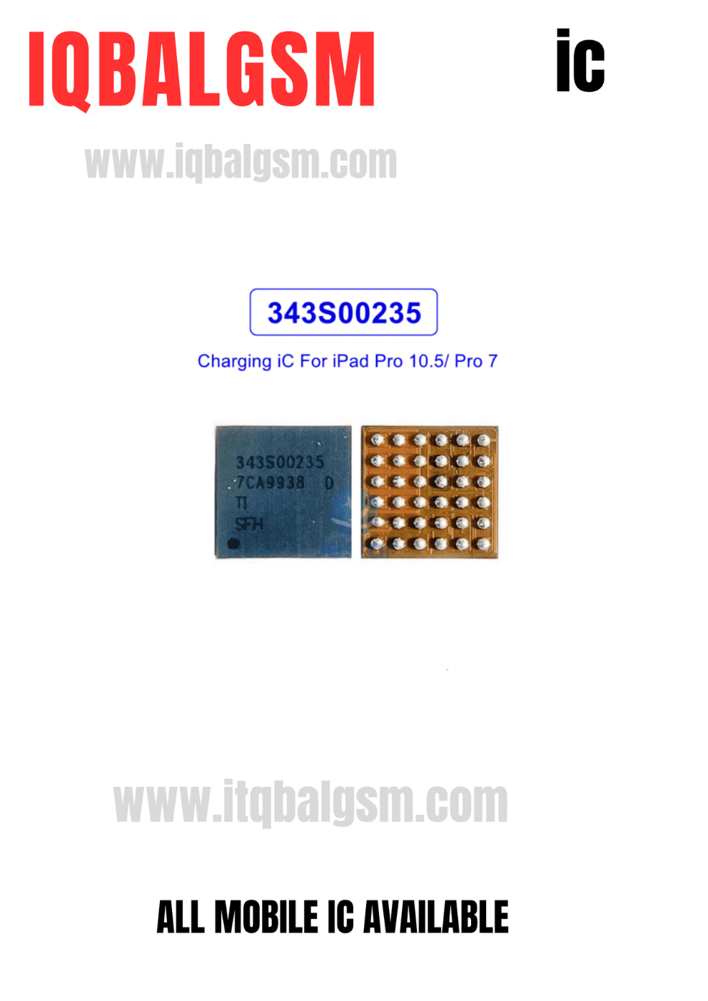 343S00235 Charging iC For iPad Pro 10.5 / iPad Pro 7