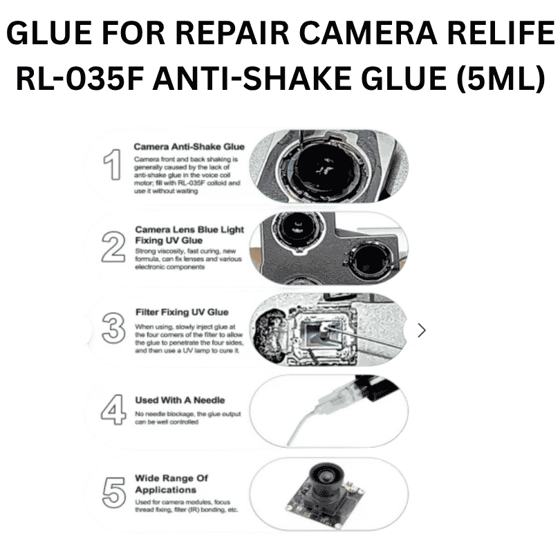 GLUE FOR REPAIR CAMERA RELIFE RL-035F ANTI-SHAKE GLUE (5ML)