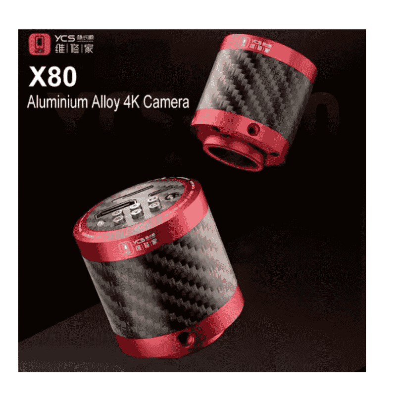 YCS X80 Aluminum Alloy 4K Camera For Microscope 1080P Industrial Camera