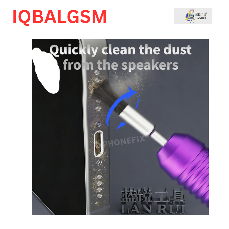 LANRUI QB95 PCB Charging port , speaker,ringer  Dust Cleaning Brush for Phone Repair 10PCS 