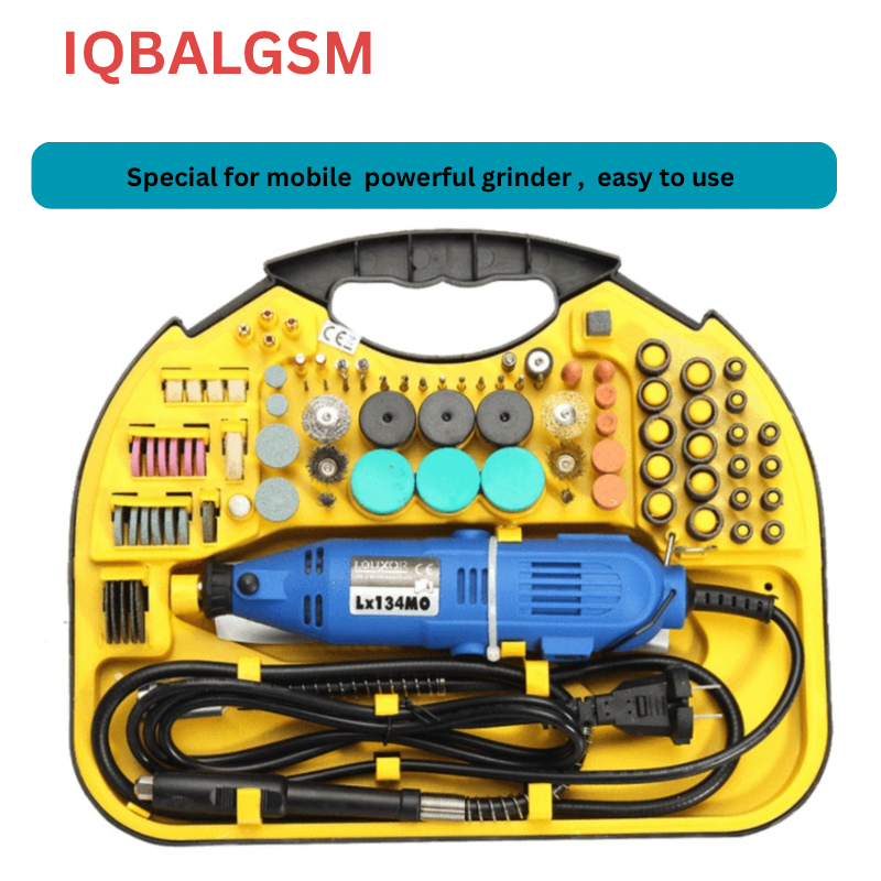 LYZ 211pcs Rotary Tool Mini Drill Set Grinder Engraver Sander Polisher and special use for mobile repair in Pakistan