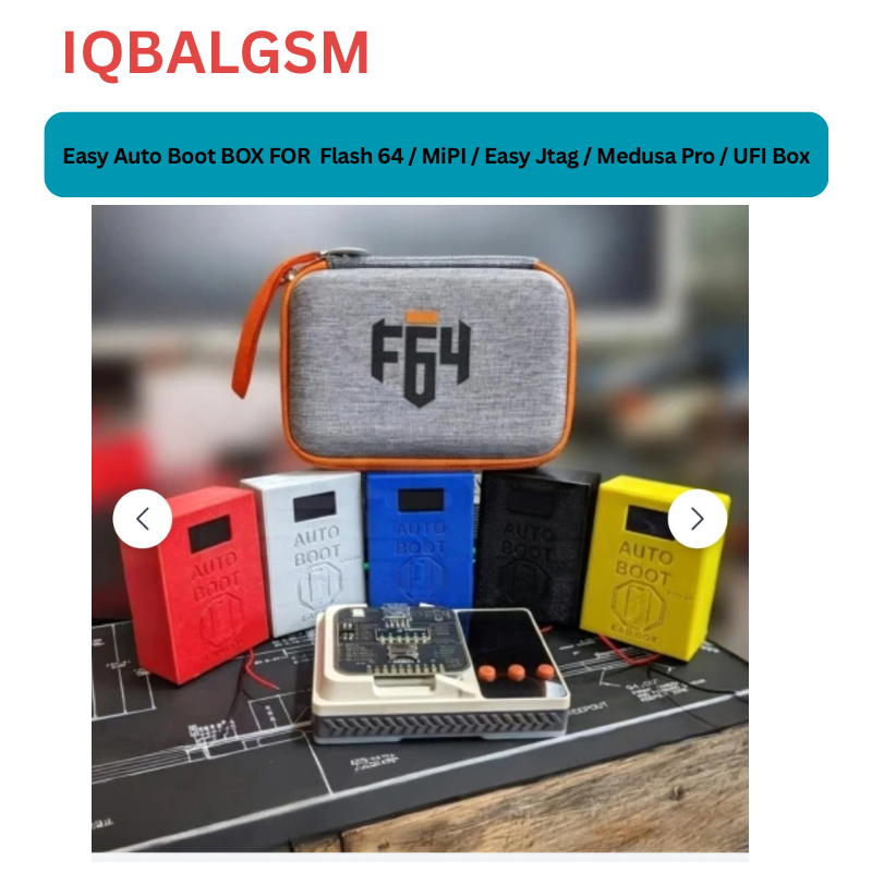 Easy Auto Boot Box Compatible with Flash 64 /F64 MiPI Easy Jtag Medusa Pro UFI Box