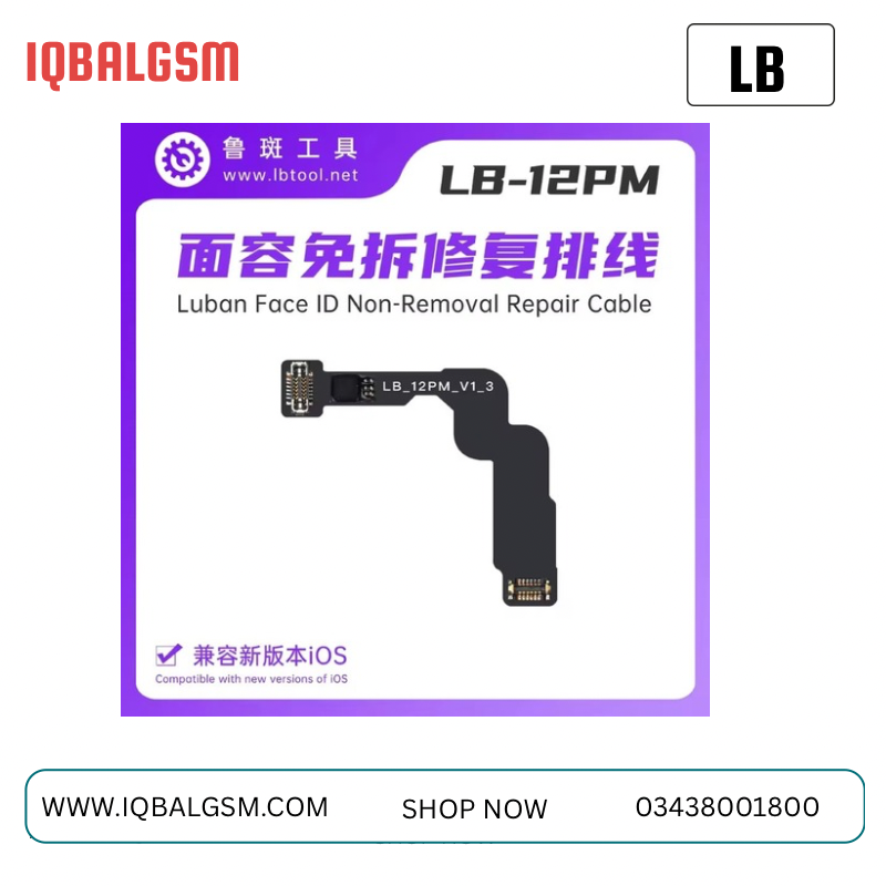 Lb 12/12pro Non-Removal Face ID Repair Flex Cable For iPhone 