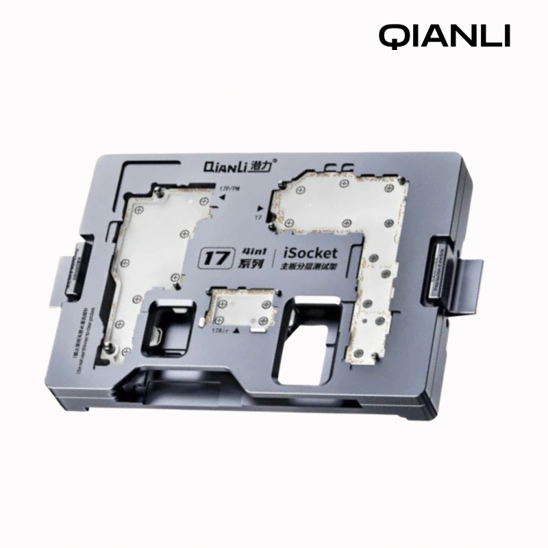 QianLi iSocket 17 Series 4-in-1 Motherboard Layered Test Fixture for iPhone 17 / 17 Air / 17 Pro / 17Pro Max 