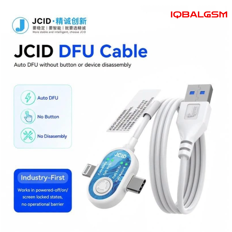 iPhone JCID Automatic DFU Cable Designed For iPhone, iPad, and Mac System Recovery