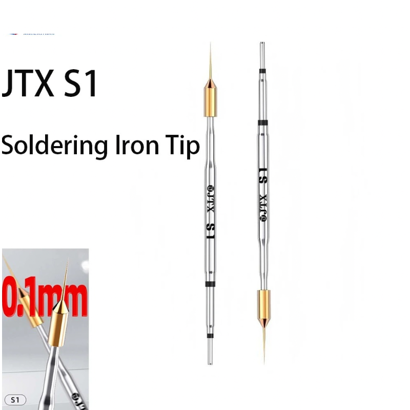 S1 JTX C210 Series 0.1mm Straight Head Special Copper Soldering iron Ultra-Fine & Super-Thin Tip