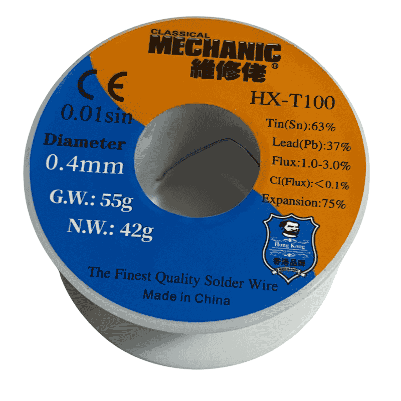 Mechanic HX-T100 0.4mm 55 Grams Soldering Wire