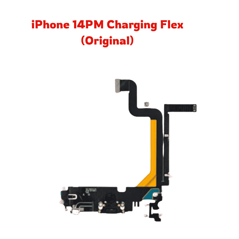  iPhone 14pm Original Charging Flex Cable – Lightning Dock Connector with Microphone Assembly