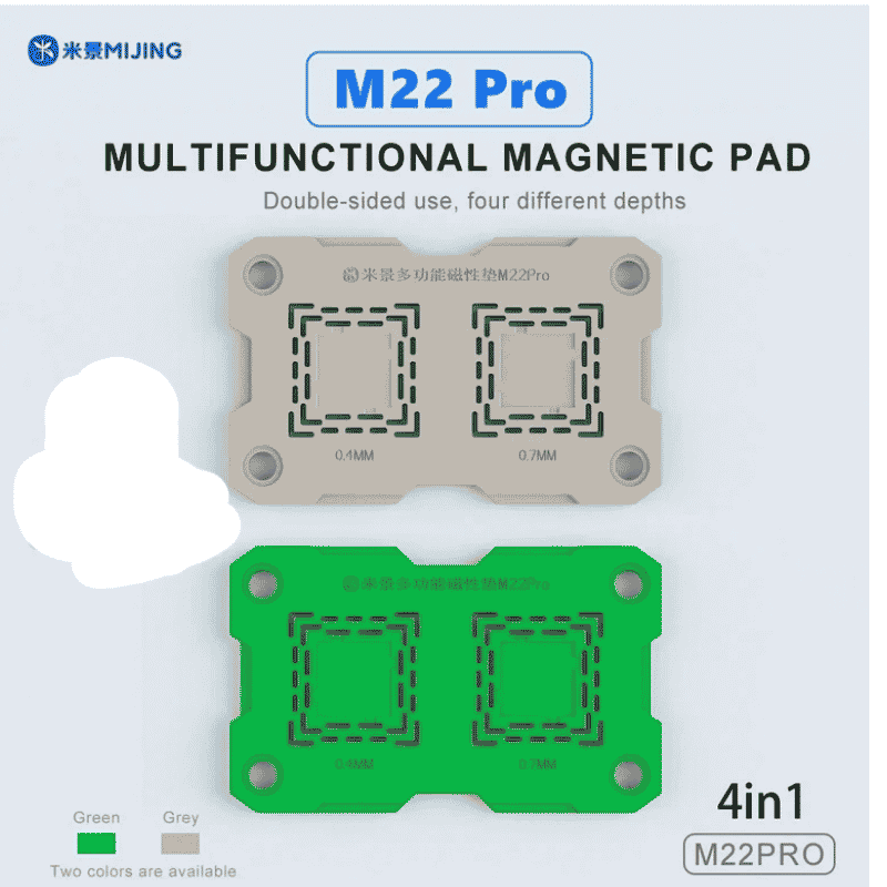 Mijing M22 Pro 4-in-1 Double-sided Magnetic Heat-resistant Silicone