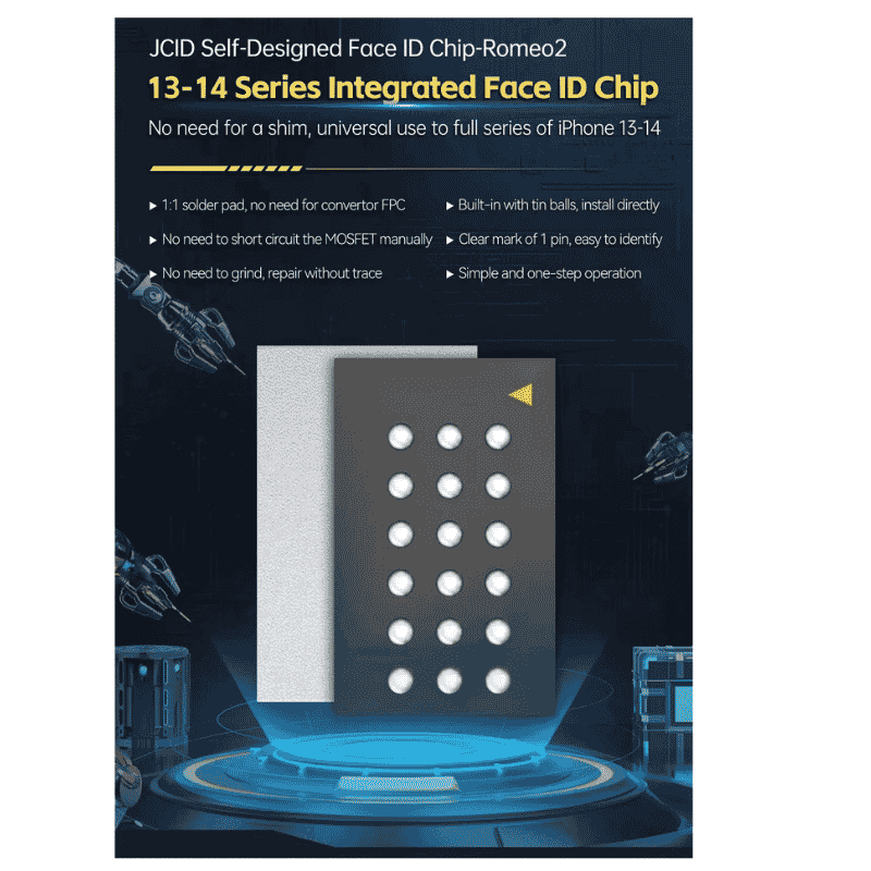 JC FACE ID IPHONE 13 and 14 CHIP For Face ID Repair