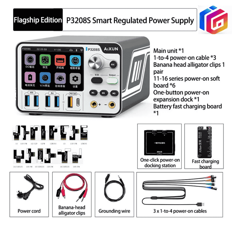 AIXUN P3208S Power Supply 0-32V 15A Adjustable