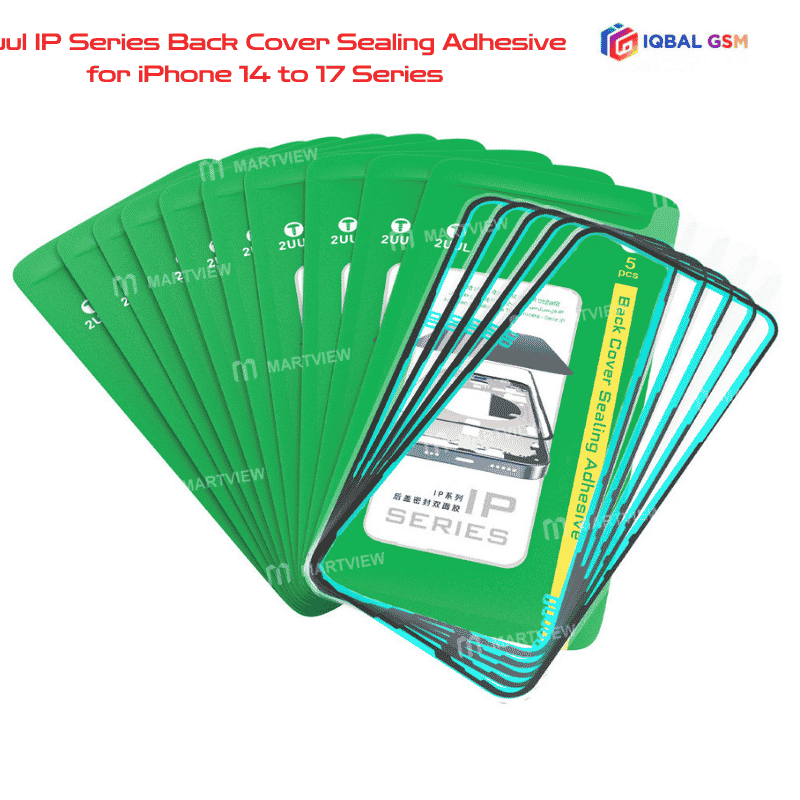 2uul IP Series Back Cover Sealing Adhesive for iPhone 14 to 17 Series - 5Pcs