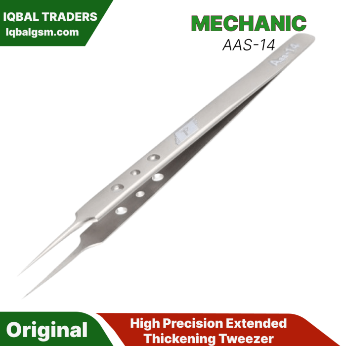 Mechanic AAS-14 High Precision Extended Thickening Tweezer