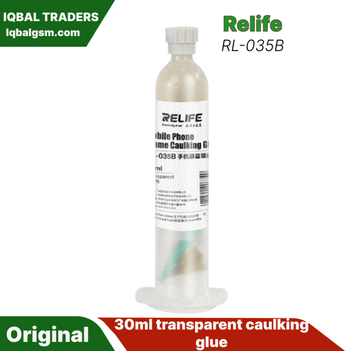 RELIFE Rl 035b 30ml transparent caulking glue